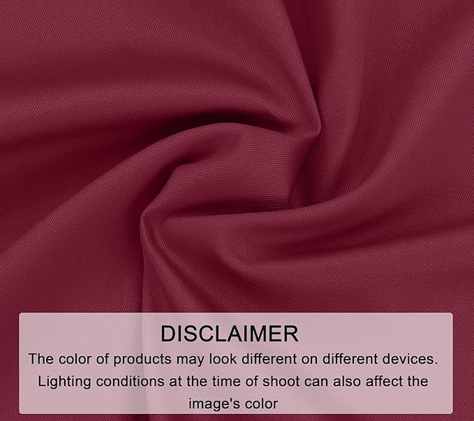 Zoyer Cloth Napkins Set of 12, 18x18 Inches Cotton Enrich Napkins Cloth Washable, Soft & Durable Dinner Napkins for Parties, Wedding, Christmas, Thanksgiving & Everyday Use - Burgundy