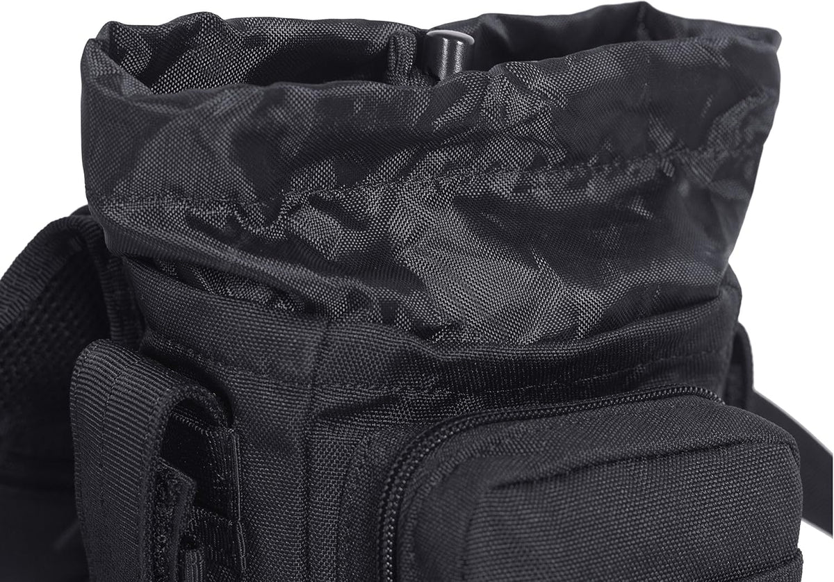 Waterproof Tactical Leg Bag for Hiking & Airsoft - Seibertron Black Utility Pouch