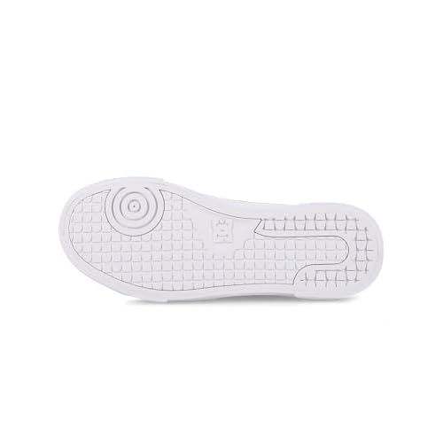 DC Women's Chelsea Platform Sneaker, White/Black, 8.5
