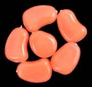1100Pcs Glow Stones Glow in The Dark Garden Stones Pebbles, Gardening Luminous Stones Outdoor Decor Glowing Water Fish Tank Gravel (Orange)