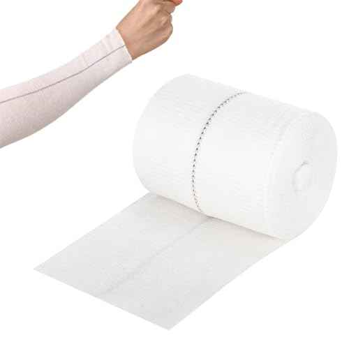Tubular Bandage Cast Sleeve Roll Comfortable Cast Stockinette Tubular Arm Stocking for Prewrap Under or Over Cast Bandages (7.5cm x 5m)