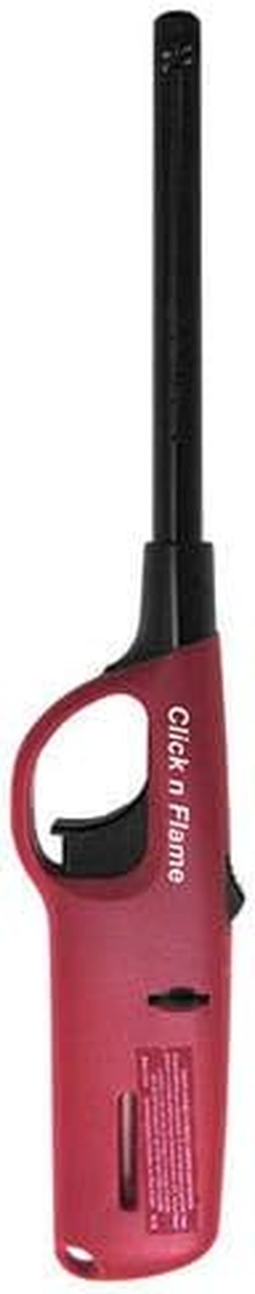 Click n Flame Utility Lighter 4-Pack - Wind Resistant, Flexible Shaft for BBQ, Kitchen & Grill