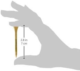 Pride Professional Tee System - 2-3/4 Inch ProLength Golf Tees | 175 Count, Natural Color