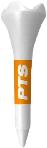 PrideSports PTS Plastic Golf Tees - 30 Count, 1.5 Inch | Top-Rated Plastic Tee for Irons & Woods