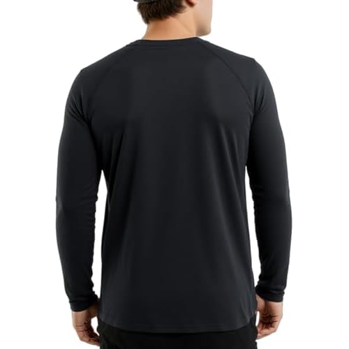 Men's Long Sleeve Base Layer Shirts Quick Dry Undershirts Workout Hiking Camping Athletic Top