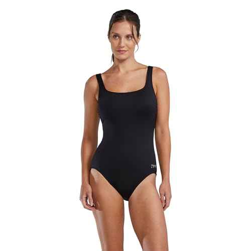 TYR Womens Durafast Elite Scoop Neck Controlfit One Piece Swimsuit