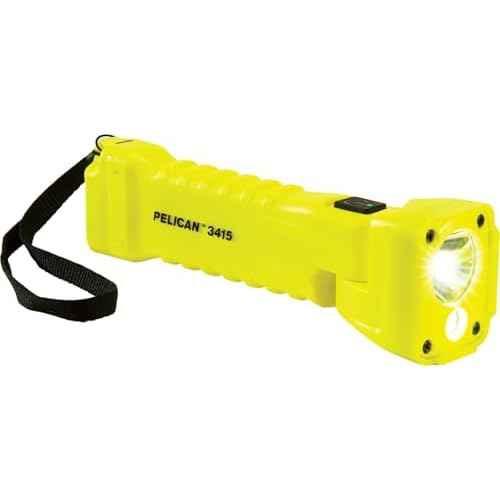 Pelican 3415M Right Angle LED Flashlight - Comes with Magnetic Clip (Yellow)