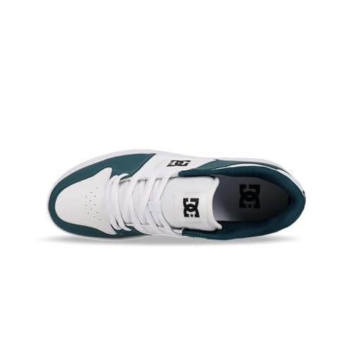 DC Men's Manteca 4 Skate Shoe, Teal/White/Black, 14