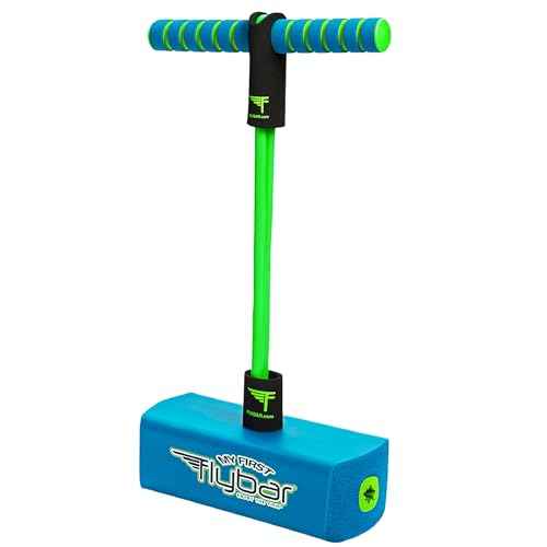 Flybar My First Foam Pogo Jumper for Kids Fun and Safe Pogo Stick for Toddlers, Durable Foam and Bungee Jumper for Ages 3 and up, Supports up to 250lbs