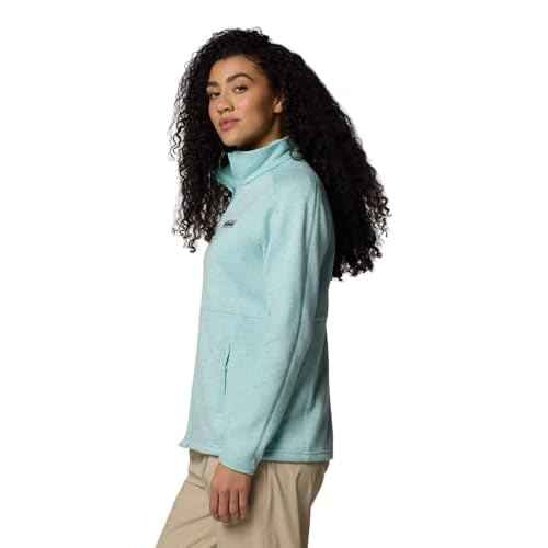 Columbia Women's Sweater Weather Full Zip II, Spray Heather, Medium