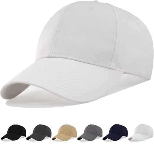 XXL 3XL Oversized Baseball Hat for Large Head Men ? Deep Fit Adjustable Cotton Golf Ball Cap Fits Size 7 3/8-8 1/8