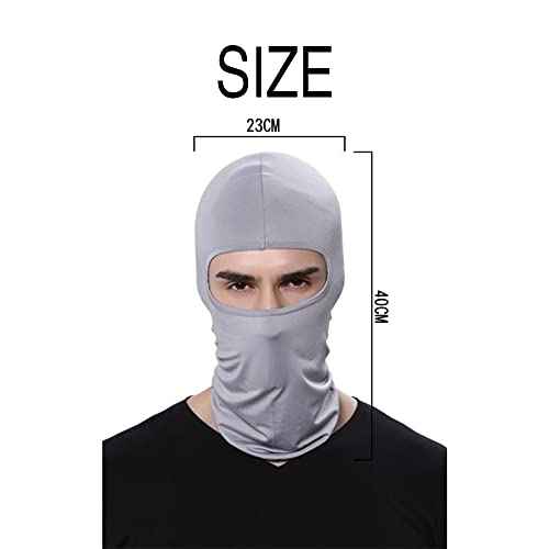 Balaclava Face Mask, Summer Cooling Neck Gaiter, UV Protector Motorcycle Ski Scarf for Men/Women