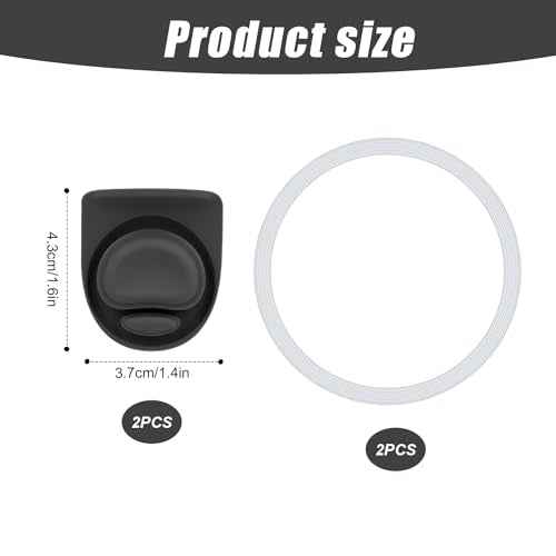 4pcs Bottle Seal Ring & Replacement Stopper for Owala FreeSip 24oz 32oz, BPA-Free Silicone O Ring Water Bottle Top Lid Replacement Parts for Owala 19oz 24oz 32oz 40oz, Gasket Plug Accessories