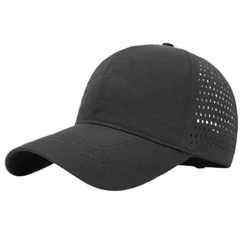 Gelante Men Women Waterproof Quick Dry Baseball Cap Run Hats Mesh Lightweight for Outdoor Sports