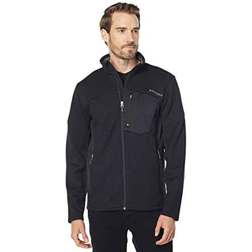 Spyder Men's Bandit Hybrid Full Zip Mid Layer Jacket