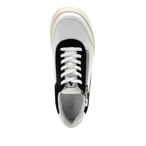 Alegria Women's Averie Zipper Platform Tennis Shoes
