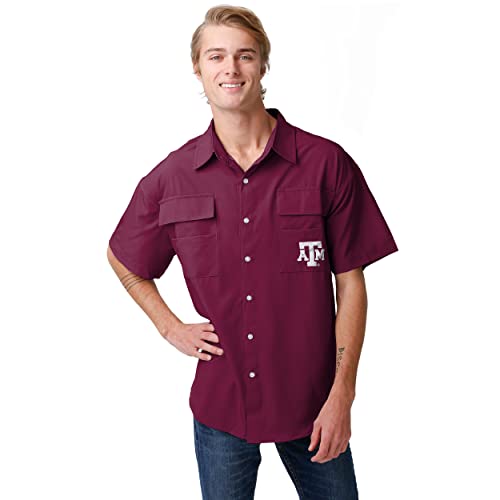 Texas A&M Aggies NCAA Mens Gone Fishing Shirt - L