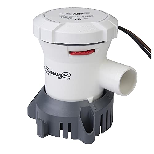 Attwood Tsunami MK2 1200 GPH 12-Volt Thred Manual Bilge Pump