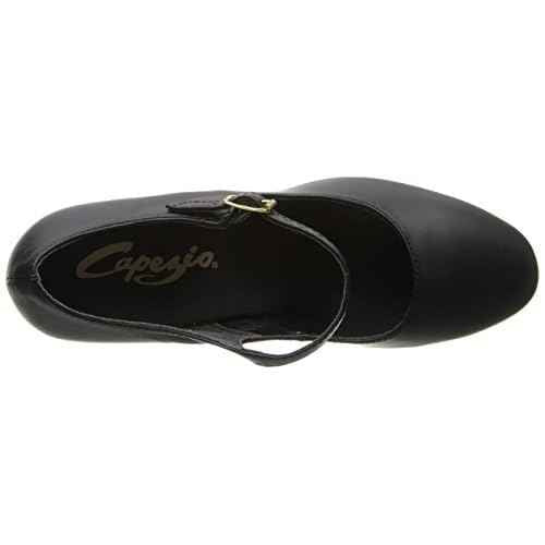 Capezio Manhattan Character Shoe, Black, 6 W