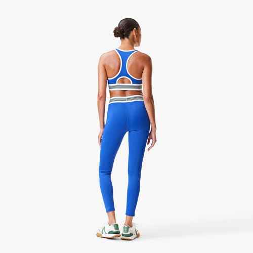 Lacoste x Bandier Women's All Motion Striped Sports Bra