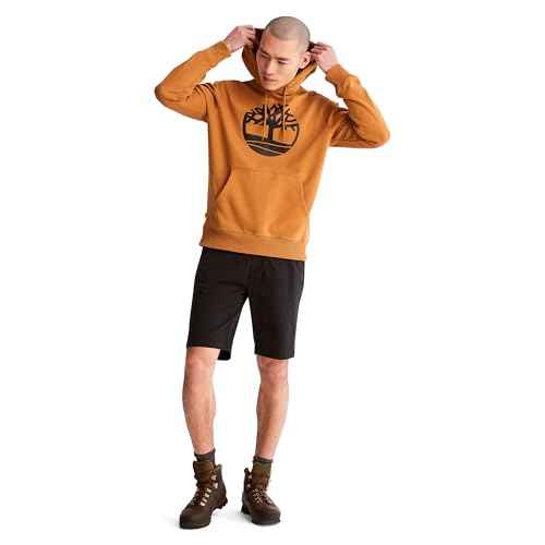 Timberland Men's Kennebec River Tree Logo Hooded Sweatshirt