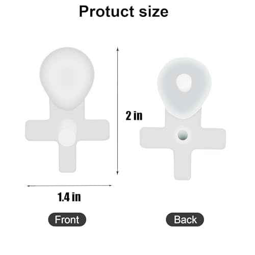 Replacement Leak Stoppers for Thermos Funtainer 16 Oz Bottles, White, 3-Pack