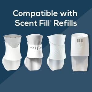 Scent Fill Vanilla Plug in Air Freshener, Scented Oil Refills, 2 Refills + Diffuser