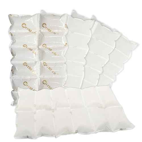 Ice Packs for Shipping Frozen Food, No Smoke Effect, 5 Sheets, Ice Packs for Coolers Long Lasting Reusable, Lunch Box Shipping Cold Pack Gel Freezer Packs Ice Blankets Sheets, 13.7"X7.2"