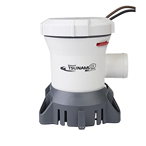 Attwood Tsunami MK2 1200 GPH 12-Volt Thred Manual Bilge Pump