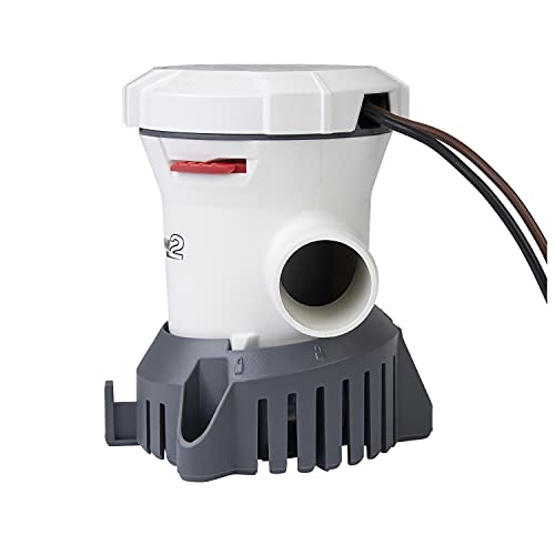 Attwood Tsunami MK2 1200 GPH 12-Volt Thred Manual Bilge Pump