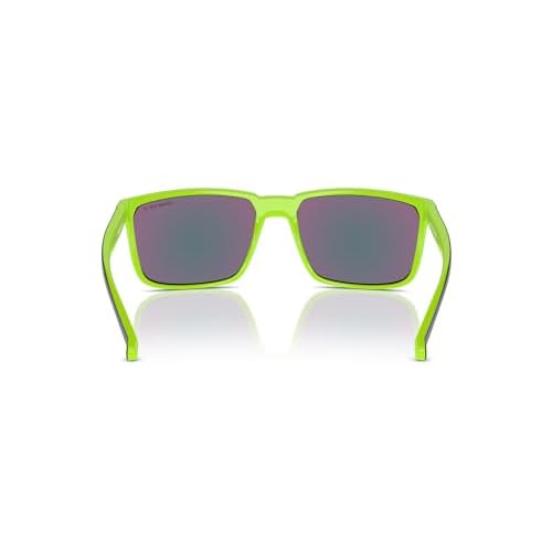 ARNETTE Men's An4251 Stripe Rectangular Sunglasses