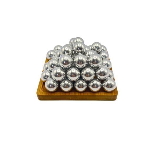 50 Counts 0.61 Cal Kinetic Projectiles Can Be Used for Target Practice and Home Defense, .61 Caliber Aluminum Self Defense Balls Compatible with Byrna CL