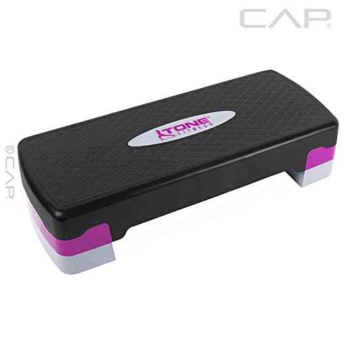 Tone Fitness Compact Aerobic Step Platform | Exercise Step