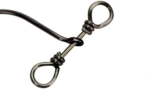 LikeFish 20pcs/Pack Drop Shot Hooks in-line Drop Shot Rig and Swivels