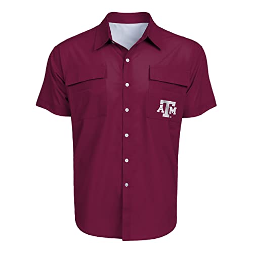 Texas A&M Aggies NCAA Mens Gone Fishing Shirt - L
