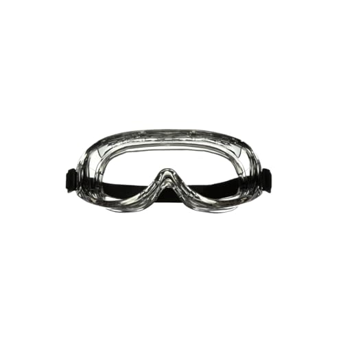 3M Professional Goggle, Clear Lens Provides Excellent Visibility, Impact-Resistant, Blocks 99.9% of UV, Indirect Ventilation