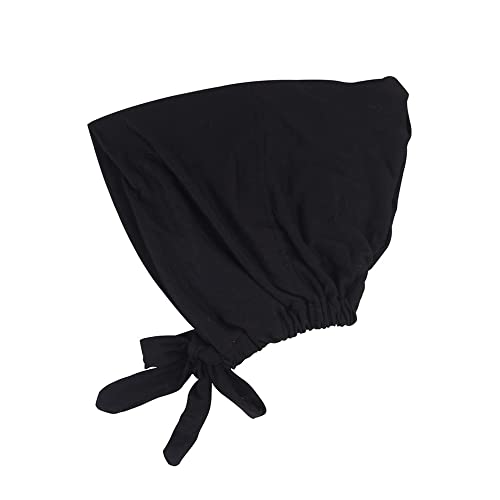 Faticinfa Under Scarf Hijab Cap With Tie-Back Closure Jersey Inner Cap With Rope Bonnet for Muslim Women