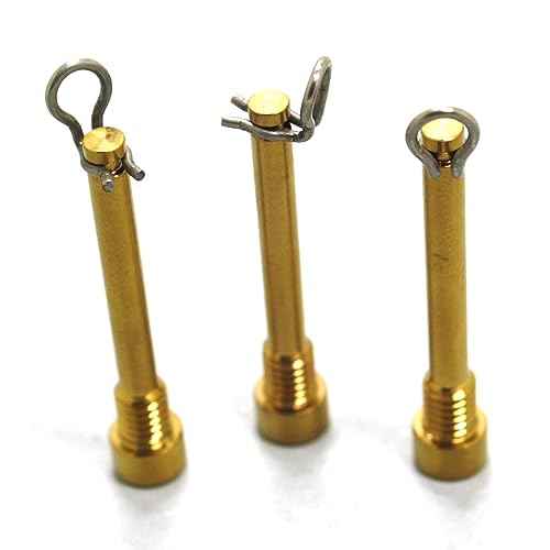 6 Pack Brake Pads Cotter Pin Caliper Fixing Snap Ring Spring Clips Clamp Replacement Compatible with Shimano Zee XT SLX XTR Formula Mega Bicycle Disc Brakes Pad Axle Bolts Pins