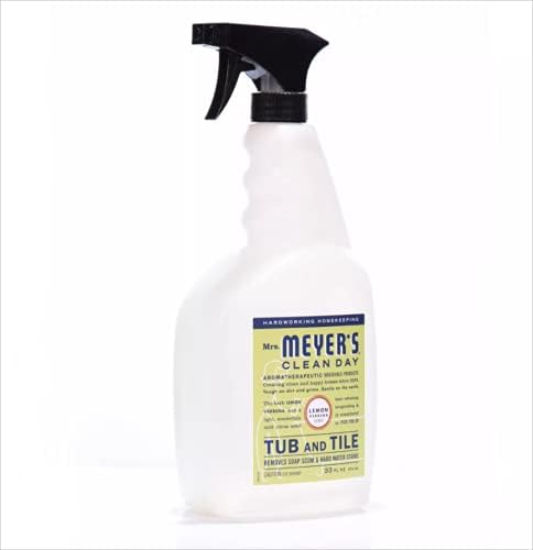 Mrs. Meyer's Tub and Tile Cleaner, Lemon Verbena - (Case of 6 - 33 fl oz)
