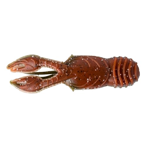 Great Lakes Finesse Juvy Craw Tube 2.5" Green Pumpkin Orange Belly