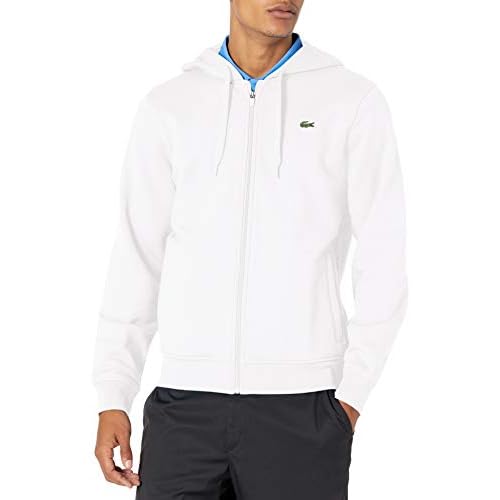Lacoste Men's Long Sleeve Solid Full Zip Up Hoodie