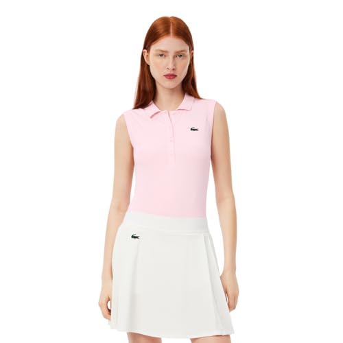 Lacoste Women's Sport Slim Fit UV Protect Stretch Golf Polo Shirt