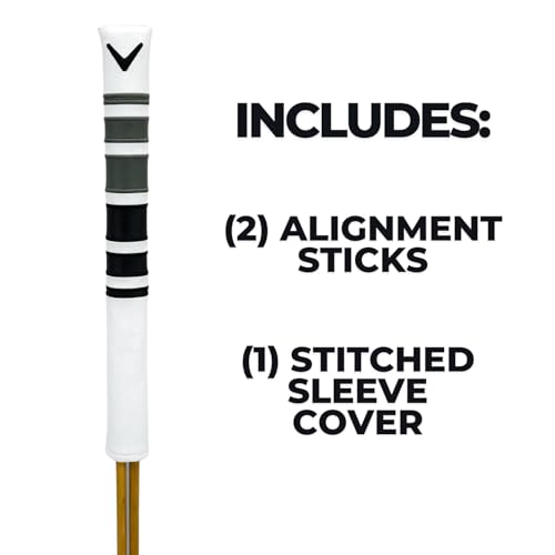 Callaway Heritage Wood Golf Alignment Sticks with Cover
