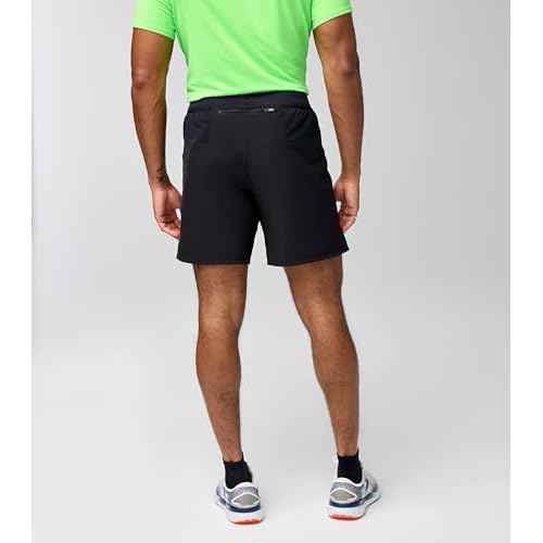 Brooks Men's Journey 7" Short, Lightweight, Supportive Fit Athletic Shorts with Brief Liner & Secure Storage