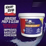 KLEAN-STRIP Bulldog Abrasive Prep and Clean VOC Compliant Wax and Grease Remover 4pk - 4 Pack of 7.6 Pound Bucket Paint Prep Cleaner Paste -Degreaser