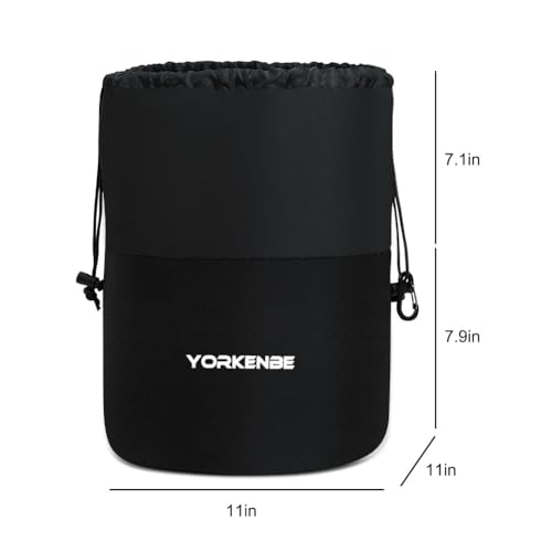 Camping Cookware Mess Kit Bag, High Capacity Camping Tableware Storage Bag, Drawstring Heavy Duty Water Resistant Cookware Organizer for BBQ Outdoor Cooking Essentials (1)