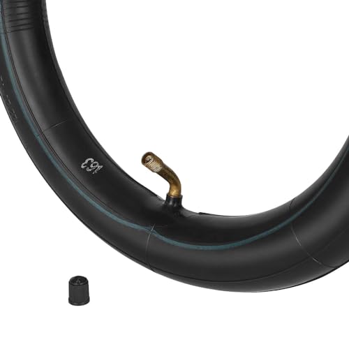 12x 2.125 Inner Tube with Bent Valve for Ebike Stroller Tricycle Balance Bicycle, 12 inch 12 x 2 1/8 Tire Inner Tube Butyl Rubber Thickened for Bike Accessories