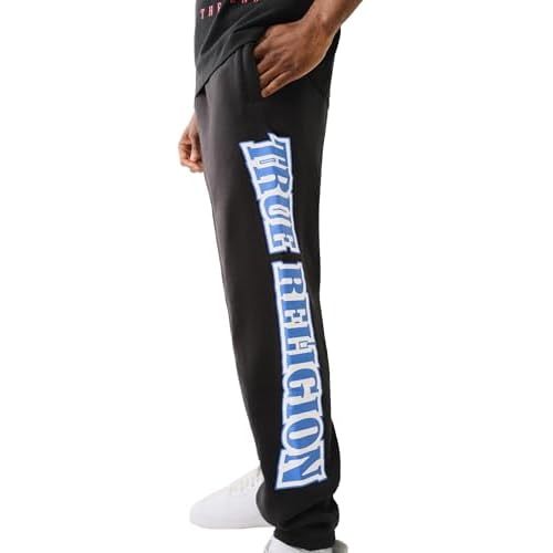 True Religion Men's Raw Exaggerated Icon Jogger
