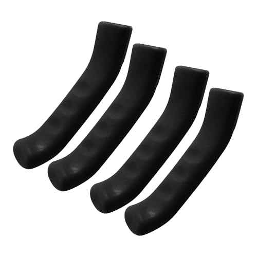 2 Pairs Bicycle Brake Lever Grip Protector Cover, Non-Slip Brake Lever Grip, Silicone Sleeve Universal Brake Protection Handle Cover for Bicycle, Cycling, Road/Mountain Bikes, Black