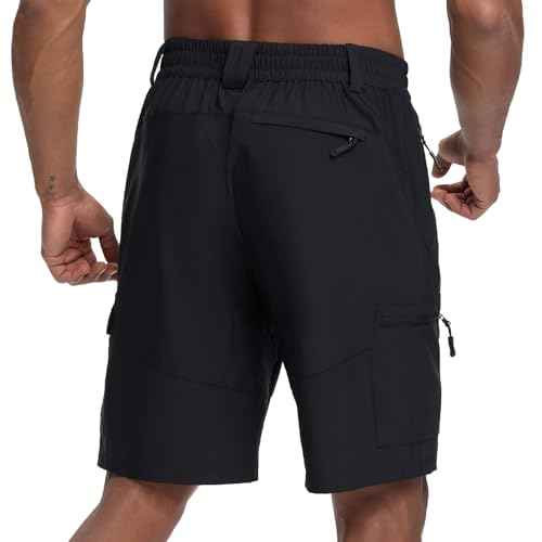 HOTSUIT Quick Dry Men's Lightweight Hiking Casual Cargo 9" Shorts with 5 Pockets